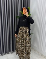 Siyah Günay Elbise Tesettür Giyim Siyah