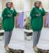 Benetton Kolyeli Hediyeli Triko Tunik Tesettür Giyim benetton yeşili