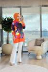 6273-2 Tablo Desen Tunik Oranj